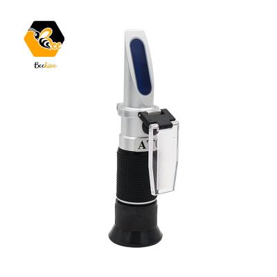 China Honey Test Wholesale Cheap Handheld Convenient Testing Sugar Brix Equipments 58-90% Brix Specific Beekeeping Honey Refractometer for sale