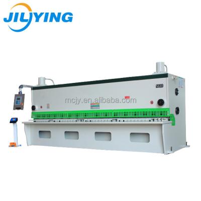 China Construction material shops metal slitter plate sheet machine electric sheering guillotine shear for EC&ISO for sale