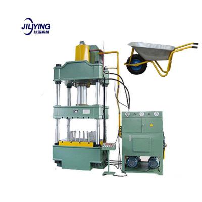 China Hot Wheelbarrow Tire Spoked Steel Hydroforming Press Press Making Machine Hydraulic Press For Small Trolley Rubber Molding Production Line for sale