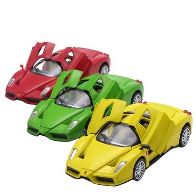 China Toy 15CM Length Enzo Scale Models Diecast Car Diecast Toys With Openable Door/Pull Back Function/Music For Kids/Boy As Gift for sale