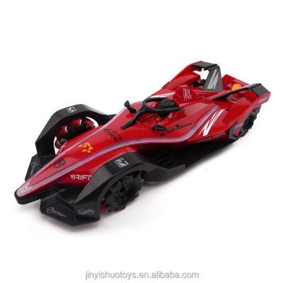 China High Speed ​​Radio Control With Formula 360 Degree Drift RC Car Stunt Toys Racing 2.4G Universal Remote Control Stunt Car With Light Jet for sale