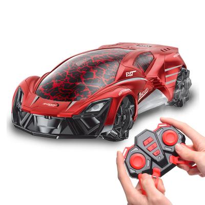 China High Speed ​​Radio Control With 360 Degree Drift RC Car Stunt Toys 2.4GHz Remote Control 4 Channel Side Walking Stunt RC Cars High Speed ​​Hobby With Lights for sale