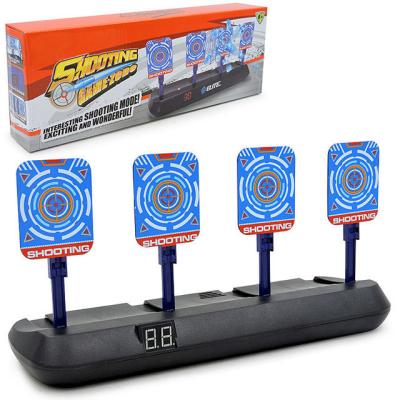 China Shooting Games Digital Electronic Target Auto Reset Shooting Games Digital Reset Marking Target For Gun Blaster Toys Kids for sale