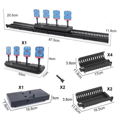 China Games Moving Digital Target For Ne RF Launches Electronic Target Auto Reset Shooting Marking Games Moving Digital Target For Ne RF Guns Blaster Toys Kids 4 Buyers for sale