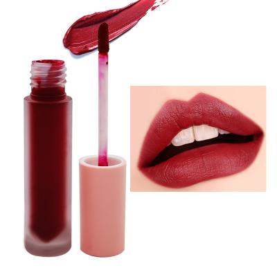 China Wholesale 63 Color Waterproof Custom Vegan Makeup Free Samples Glossy Lip Gloss Seller Shimmer Liquid Lipstick Private Label Plump Lip Gloss for sale