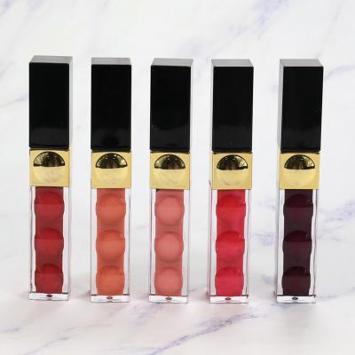 China Free sample vegan lip gloss wholesale seller waterproof lasting matte private label lipstick liquid lip gloss for sale