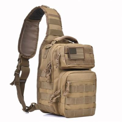 China Waterproof Army Tactical Molle Sling Shoulder Pack Bag Military Sling Backpack for sale