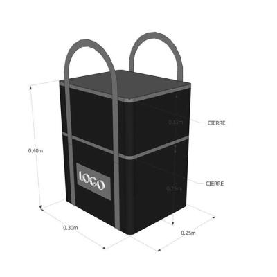 China Double Storage Logo Large Capacity Insulated Custom Food Insulated Collapsible Cooler Bag for sale