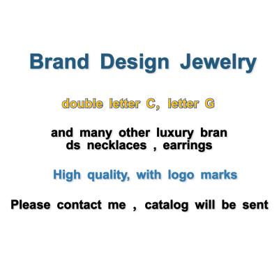 China 2022 TRENDY brand designcc gg cd jewelry 18K gold plated zircon letter stud earrings high quality with CZ for sale