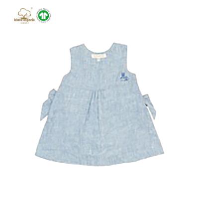 China Eco-friendly baby rompers organic cotton baby jumpsuit GOST certify custom sleeveless blend canvas jumpsuit rompers clothes for sale