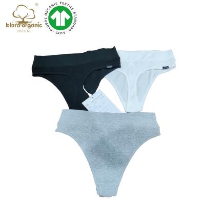 China Blara Antibacterial Sustainable Fashion Women's Cotton Leak Proof Spandex Organic Lady Period Underwear for sale