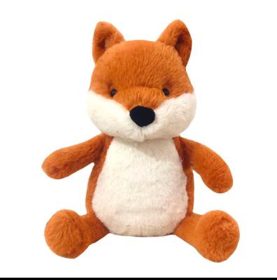 China Factory wholesale price hot sale cotton newborn baby plush toy playing animal fox stuffed dolls for sale