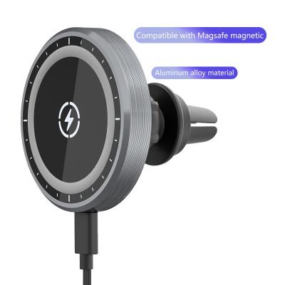 China New Magnetic QC3.0 Car Phone Wireless Charger For iPhone13 Phone Charger Wireless Car Wireless Charger for sale