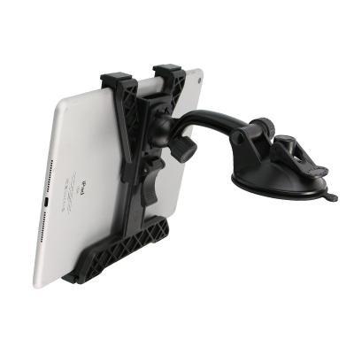 China 2020 Flexible Mobile Accessories Car Phone Holder Black Suction Cup 360 Degree Rotation Car Mount Tablet Holder for sale