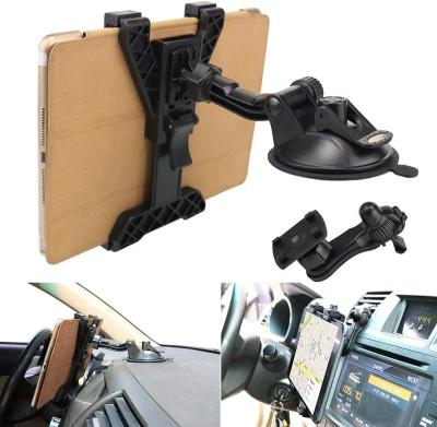 China Universal Adjustable Dashboard Windshield Tablet Holder Car Air Vent Mount with Suction Cup for iPad Cell Phone 6-10.5 inch for sale