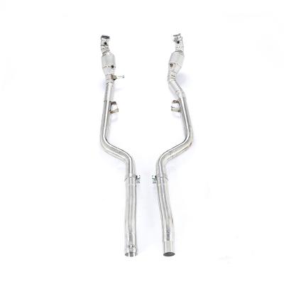 China High Quality 304SS Stainless Steel Performance Exhaust System For Mercedes Benz AMG cls63 W218 Downpipe for sale