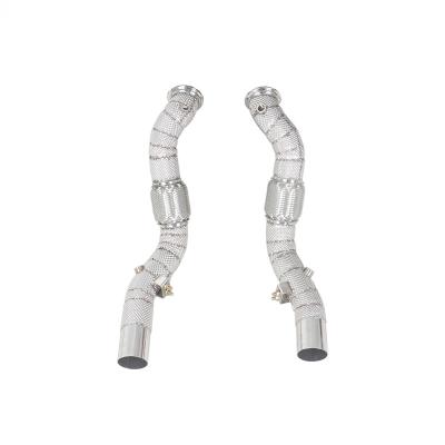 China Hot sale 304SS stainless steel 304SS exhaust pipe for Maserati Ghibli catless downpipe for sale