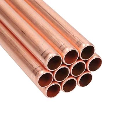 China Durable C10100 C10200 C11000 99.9% Pure Copper Tube Air Conditioner Insulated Copper Pipe for sale