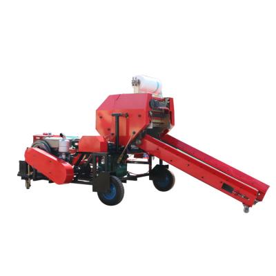 China Mini Round Hay Baler Machine for Grass Silage Straw Harvesting for sale