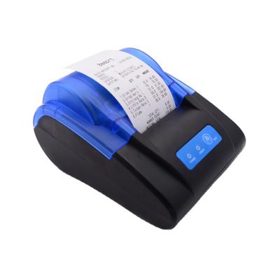 China Black And White Parking Receipt Printer Mobile Pos With 58mm Mini Thermal for sale