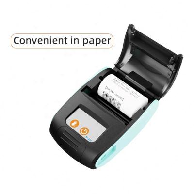 China 58mm black and white portable mini thermal printer with battery YMJPRT pt-210 barcode printers for sale