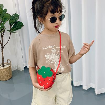 China Red Princess Accessories Mini Coin Purse Handbags PU Leather Lovely Children Messenger Bag Cute Girls Cartoon Shoulder Bags for sale