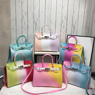 China 2021 Fashion New Arrivals Designer Handbags Luxury Handbags PVC Leather Shoulder Ladies Large Tote Bag For Women for sale