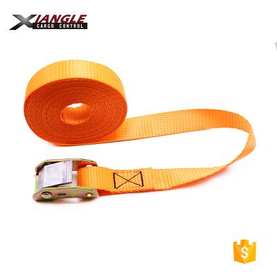 China Webbing 25mm Adjustable 2.5cm 1 Inch Cam Buckle 550kgs Tie Down Strap Polyester Colorful Cargo Lashing Straps for sale