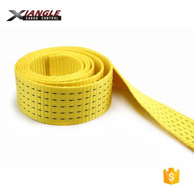 China Manual Packing 50mm 5 Ton Manufacturer Direct Polyester Cargo Lashing Strap For Ratchet Or Cam Buckle Belt for sale