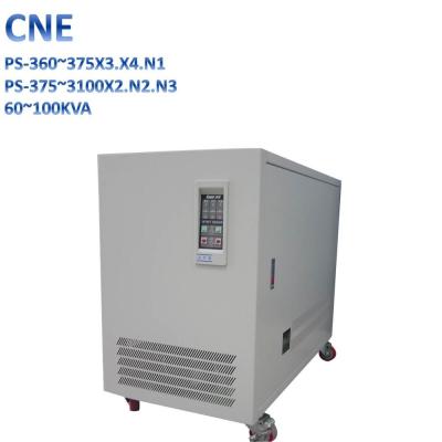 China SVC 60~100KVA 220V~480V 3 Phase Static Voltage Stabilizer for sale