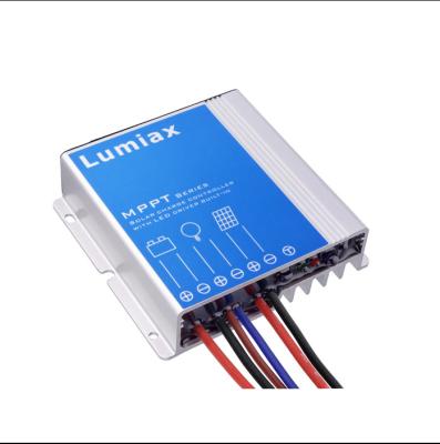 China Lumiax Factory 8A Solar Charger Controller 12V Regulator 12V Solar Light MPPT Solar Charge Controller For Led Street Lights for sale