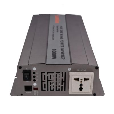 China Pure home hybrid sine wave solar power inverter charger 24v 220v 1000watt 383*189*73mm for sale