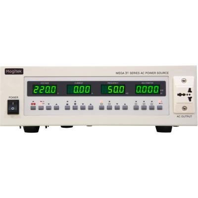 China 1kva ac source digital display single phase programmable variable frequency variable power supply Mega3101S for sale