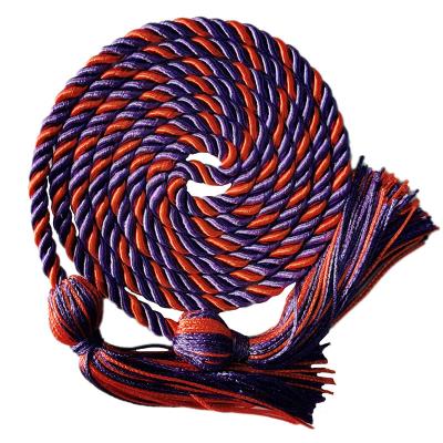 China School Factory High Quality Braided Graduation Honor Rope Two Or Three Colors for sale