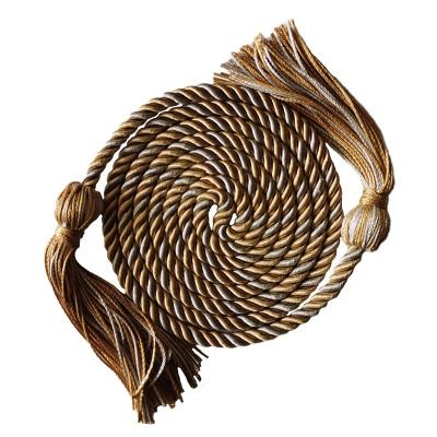 China Old School Gold / Silver Multicolor Graduation Honor Ropes for sale