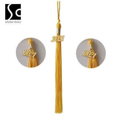 China School Wholesale Solid Color Graduation Gown Cap Tassel for sale