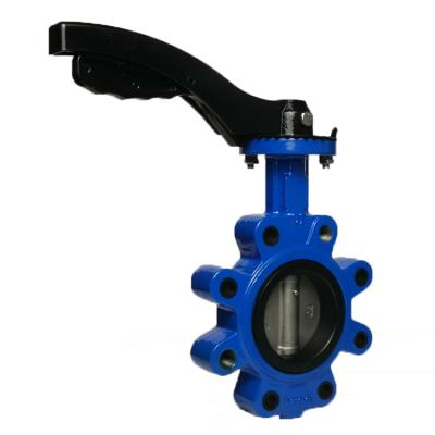 China General Hook Type Butterfly Valve Ductile Iron EPDM PTFE Rubber Seal Valves 4inch for sale