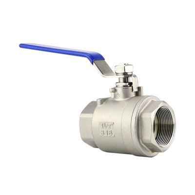 China General Custom Fashion Ball Valve Sleek BSPT INOX201 INOX Thread 53 Q11F-16P 2PC With Lever for sale