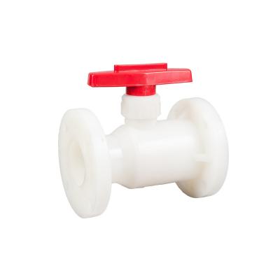 China General PVDF UPVC Ball Valve Flange Ball Valve Anti Corrosion for sale