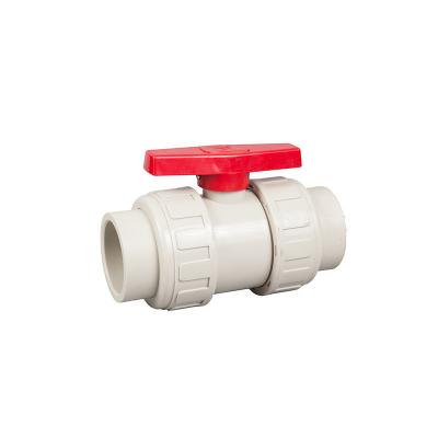 China General Threaded Socket Ball Valve PPH PVDF FRPP CPVC UPVC Plastic Ball Valves for sale