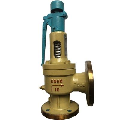 China A48H A48Y General Type Full Spring Lifting Safety Valve WCB SS304 With Key for sale