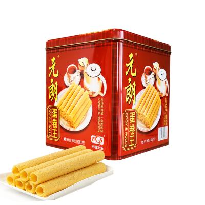 China Yummy Factory Low-CARB Egg Cookie Rolls Cookie Chinese Cookies 960g Fortune Cookie Chips for sale