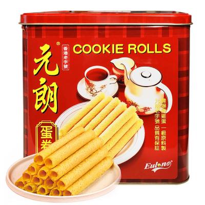 China Low-CARB China Manufacturer Homemade Cookies Wafer Roll Gift Tin Cookies Casual Office Snacks 908g for sale