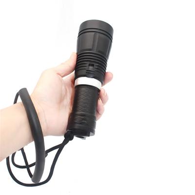 China Aluminum Alloy Deep Sea Light T6 LED Aluminum Alloy Diving Flashlight for sale