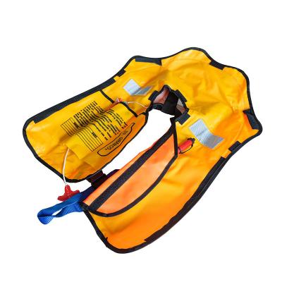 China Marine Emergency Rescue Inflatable Life Buoyancy Life Vest 150N Fashionable Safety Life Buoyancy Protective Vests High for sale