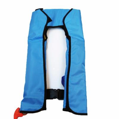 China Lifesaving Colors Auto and Manual Style Life Vests Life Vest Safety Optional Inflatable Fabric 300D Nylon Diving Waterproof Nylon Vest for sale