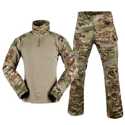 China Anti-Static Outdoor Tactical Combat Multicam Cp Green Army Shirt And Pants Camouflage Uniform Manufacturer Military Frog Suit for sale