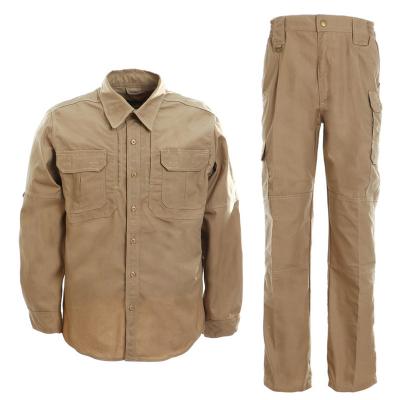 China New Style S11 Anti-Static Army Khaki Tactical Khaki Uniforms Long Sleeve Men for sale