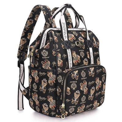 China New Color Anti-theft Large Capacity Mummy Baby Backpack Waterproof Outdoor Diaper Bag For Travel Organizer for sale