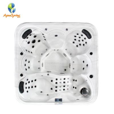 China Freestanding Wonderful Led Bathtub Swimming Pool Massage Water Jet Swimming Pool Spa for sale